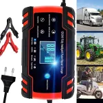 Akulaadija ja tester 8A, 12V/24V, remondifunktsiooniga