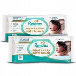 Pampers Aqua Soft Touch laste niisked salvr&auml;tid, 60 tk x2