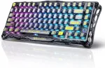 M&auml;ngude mehaaniline klaviatuur GravaStar Mercury K1, 75%, RGB, Bluetooth/USB