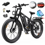 Elektrijalgratas 2000W 48V23Ah, 53 km/h, 120 km s&otilde;iduulatus, 26" h&uuml;draulilised pidurid, Shimano PL