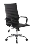 T&ouml;&ouml;tool ADAM, must, ergonoomiline, kunstnahast, p&ouml;&ouml;rleva alusega