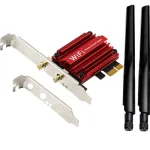 V&otilde;rgukaart BE8800, 6 GHz WiFi 7/6E, WPA3, gigabit, antennidega, Intel BE200