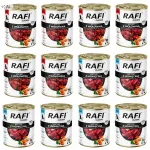 RAFI CLASSIC koerte konservid, erinevad maitsed, 12 x 800 g