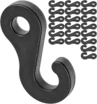 Mustad plastikust telgin&ouml;&ouml;ri konksud, 24 tk