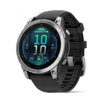 Garmin Fenix E AMOLED nutikell, roostevabast terasest, h&otilde;bedane