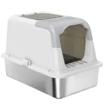 Lemmikloomade vann, valge-hall, 60,4&times;40,4&times;41,8 cm