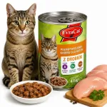 EVRA niiske kassitoit linnulihaga kastmes, 415 g
