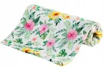 100% bambusest tekk 120x120 cm 170g FLOWERS