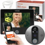 Videouksekell VIRONE WiFi, 4,3" LCD-ekraan, TUYA
