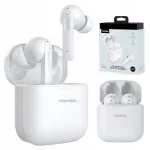 Juhtmevabad k&otilde;rvaklapid TONSIL T55BT Bluetooth TWS ANC mikrofoniga valged