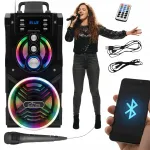 Kaasaskantav Bluetooth k&otilde;lar FM raadioga, karaokefunktsioon, 850 W