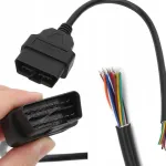 Adapterikaabel OBD2 16 pin mees universaalne pistik