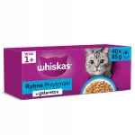Whiskas m&auml;rg kassitoit kalaga, 4 maitset, želees, 40 x 85 g