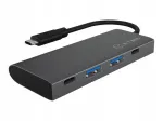 IcyBox IB-HUB1428-C31 USB-C jagaja, 2x USB 3.2 Type-A, 2x USB-C Gen 2, 10 Gbit/s