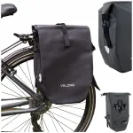 VELOXO Adventure Pro 25L must veekindel jalgratta kott tagumisele pagasikandjale