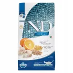 Farmina N&D Cat Ocean kuivtoit kassidele tursaga, speltaga ja kaeraga, 1,5 kg