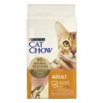 Kuiv kassitoit Cat Chow Adult l&otilde;hega, 15 kg