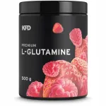 Glutamaini pulber KFD Premium L-Glutamine 500g maasika-vaarika maitsega