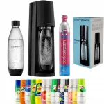 Sodastream Terra gaseerimisseade valitud siirupi ja pudeliga