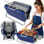 Kokkupandav kaasaskantav roostevabast terasest grill kohver