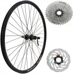 Jalgratta tagumine ratas 28/29" SHIMANO RZ kassetiga, Centerlock kettad