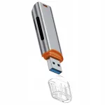 USB 3.0 hall USB A kaardilugeja