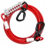TRADITIONAL LANYARD STRONG 5 m terasest amortisaatoriga rihm koertele kuni 50 kg