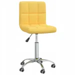 Kontoritool p&ouml;&ouml;rleva alusega, kollane, 40x47x74,5&ndash;86 cm