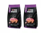 Kuivtoit kassidele PAN MIĘSKO vasikaliha ja krevetiga, 2 x 1,6 kg