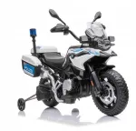 Laste elektriauto BMW Police F-850 GS-P, kaks mootorit, JT5002(B)