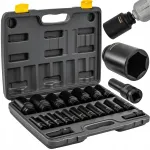 L&ouml;&ouml;ktesterite komplekt 10&ndash;38 mm, 20 tk, 1/2", 78 mm, CRV, kohver
