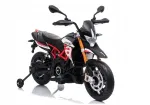 Laste elektriauto Aprilia A007, must ja punane