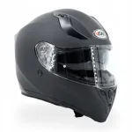 Motorratturi kiiver VCAN H128, mattmust, suurus L