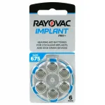 K&otilde;rvatropi patareid RAYOVAC IMPLANT PRO+ 675, 6 tk