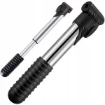 Jalgratta mini pump, universaalne, alumiinium, sobib Presta, Dunlop, AV ventiilidele