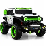 Laste elektriauto maastur 4x4, 4x100W, EVA rattad, LED tuled, MP3