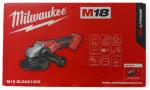 Nurklihvija MILWAUKEE BLSAG125X-0, 18V, 125 mm, ilma akuta