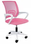 Ergonoomiline kontoritool ALEX, roosa ja valge
