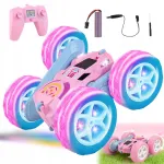 Puldiga juhitav m&auml;nguauto AUTO TWISTER roosa