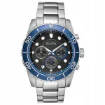 Meeste k&auml;ekell Bulova Chronograph 98A212 h&otilde;bedane 100m