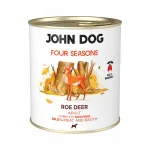 JOHN DOG Four Seasons koeratoit hirvelihaga, 800 g