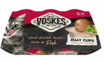 VOSKES Jelly Cups kassimaiused tuuni ja v&auml;higa, 6 x 25 g