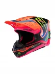 Motokrossi kiiver ALPINESTARS SUPERTECH M10 DEEGAN oranž/roosa/lilla M