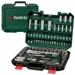 Parkside otsikute komplekt koos 2 rattaga, karp, 94 tk