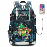 Minecraft A4 veekindel koolikott USB-ga