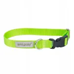Reguleeritav kaelarihm Amiplay Samba L, 35&ndash;50 cm, 2,5 cm, roheline
