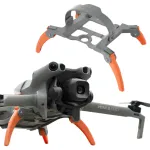 Droon DJI Mini 5 Pro kokkupandavad oranžid maandumisjalad