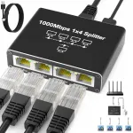 L&uuml;liti 4 porti Gigabit Ethernet RJ45 1000 Mb/s