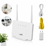 Juhtmevaba 4G LTE ruuter-modem CP106-E, 300 Mb/s, v&auml;lise antenniga, SIM-kaardipesaga, valge
