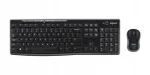 Logitech MK270 juhtmevaba klaviatuur ja hiir, must, AZERTY